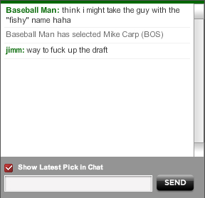 Illustration for article titled Dude Purposely Ruins Mock Baseball Drafts For Our Delight